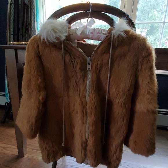 Child's authentic fur coat
